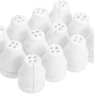 OUNONA 12 puxadores de cabo de madeira, acabamentos de...