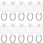 SEWACC Rolos de trilho de cortina de teto, 50 peças...