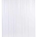 2 Cortina Box Banheiro PVC Transparente Antimofo Ilhós 2,00m