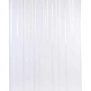 3 Cortina De Box Banheiro Transparente Flexível Antimofo
