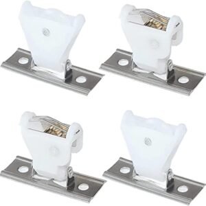 4 peças Mecanismo de bloqueio de cabo e polia intermediária...
