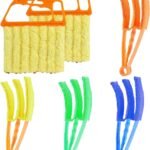 6 peças de ferramenta de limpeza veneziana de janela, escova...