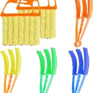 6 peças de ferramenta de limpeza veneziana de janela, escova...
