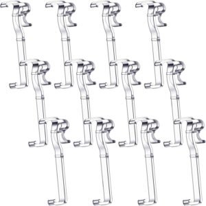 Clipes de sanefa de 6 cm, pacote com 12, clipes de plástico...
