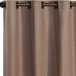 Cortina Blackout PVC corta 100% a luz 2,80 m x 1,60 m Avelã