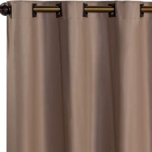 Cortina Blackout PVC corta 100% a luz 2,80 m x 1,60 m Avelã
