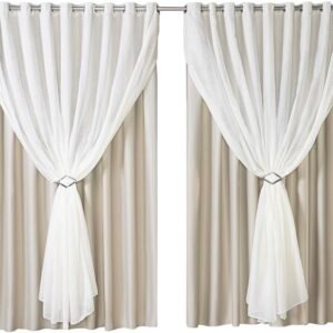 Cortina Blackout Tecido Com Linho Gaze 6,00M x 2,40M Para...
