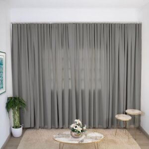 Cortina Blackout Trilho Suíço Max Luxo 4,00m X 2,50m Altura...
