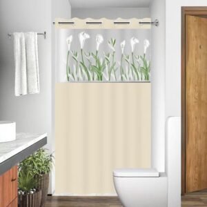 Cortina Box em PVC Estampada Para Banheiro Anti Mofo Com...
