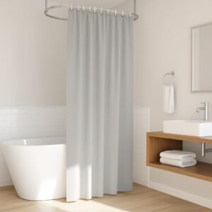 Cortina Para Box Banheiro Pvc Antimofo Flexível 1.40mx2.00m...
