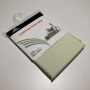 Cortina Para Box EVA 180x180cm Cores Lisas (Amarelo)
