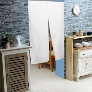 Cortina de porta japonesa Leowefowa Cortina de porta Noren...
