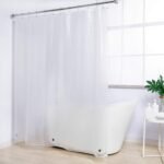 Ryhpez Forro de cortina de chuveiro transparente com ganchos...