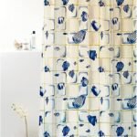 CORTINA CAIXA PEVA 1.80X1.60M CONCHA AZUL/BRANCA 818917