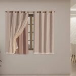 Cortina Blackout PVC com Tecido Voil 2,80 m x 1,80 m - Cores...