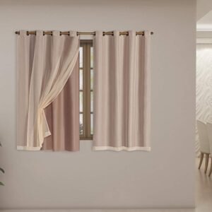 Cortina Blackout PVC com Tecido Voil 2,80 m x 1,80 m - Cores...
