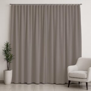 Cortina Blackout para Trilho Suíço 600x270cm, 2 Partes, 85%...
