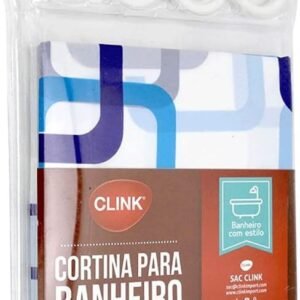 Cortina Box Banheiro 180cmx180cm Estampas Impermeável
