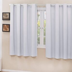 Cortina Cozinha Blackout Tecido Branco Gelo 2,80x1,50 Corta...
