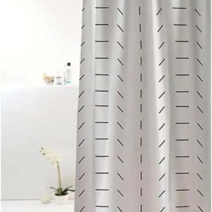 Cortina Para Box Banheiro Poliéster Uzoo 1,98m X 1,80m
