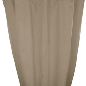 Cortina Provador Arco 70x70 E 90x90 Blackout Tecido Bege
