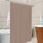 Cortina de Banheiro Impermeável, 138x198cm, PVC com Ilhós...