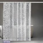 Cortina de Box para Banheiro c/ilhós Anti Mofo Resistente...