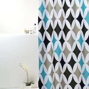 Cortina para Box De Banheiro Poliéster Losango- Bella Casa
