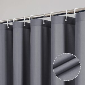 OVZME Zora Cortina de chuveiro cinza para banheiro, cortina...
