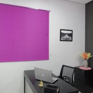 Persiana Horizontal PVC Lilás 140 (L) x 140 (A) Cortina...
