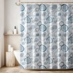 1 Cortina Box Banheiro Antimofo Ganchos 180x180 Pev Es M07