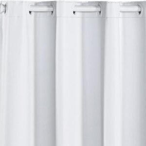 Cortina Blackout PVC corta 100% a luz 2,80 m x 1,60 m Branco
