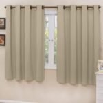 Cortina Cozinha Blackout Tecido Bege 2,80x1,50 Corta Luz