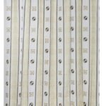 Cortina P/Box Poliester Braco Com Amarelo 176X176Cm Rafimex