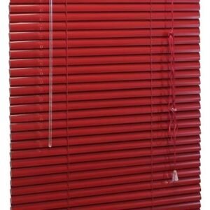 Persiana Horizontal Aluminio 25mm Vermelha 60 (L) x 160 (A)...
