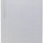 Persiana Horizontal PVC 25MM 1,20Larg X 1,60Alt Branca