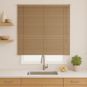 Persianas Horizontais, Castanho Café, Adequadas Para Quartos...
